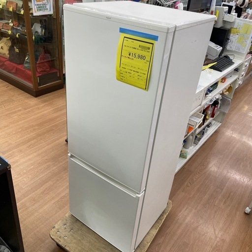 ☆ドリーム荒牧店☆ジモティー割引有☆【クリーニング済み】アクア/2ドア冷蔵庫/AQR-20J/201L/2020年製/中古品