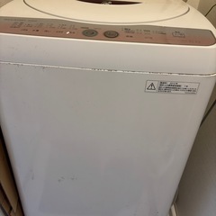 洗濯機 SHARP 6.0kg ホワイトの画像