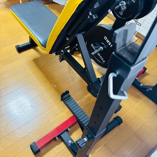 【決まりました】トレーニングセット一式　バーベル　シャフト　ベンチ等　筋トレ