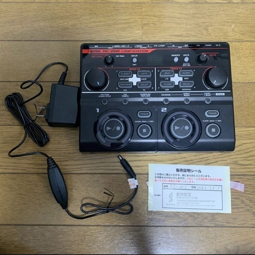 BOSS RC-202ループステーション  ACアダプター・ケーブル付