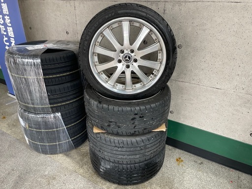 最終値下【‼️引取限定‼️】タイヤホイール 4本セット 19インチ 245/40ZR19 タナベ  ヴィエナ ツウェール（レクサス・アルヴェル サイズ）