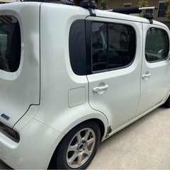 日産　キューブ　ムーンルーフ　ヒッチメンバー付の画像