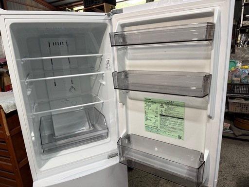 東芝(TOSHIBA) 冷蔵庫 幅47.9㎝ 153L GR-U15BS(W) 2ドア 自動霜取り 右開きタイプ ひとり暮らし 省スペース 耐熱天板