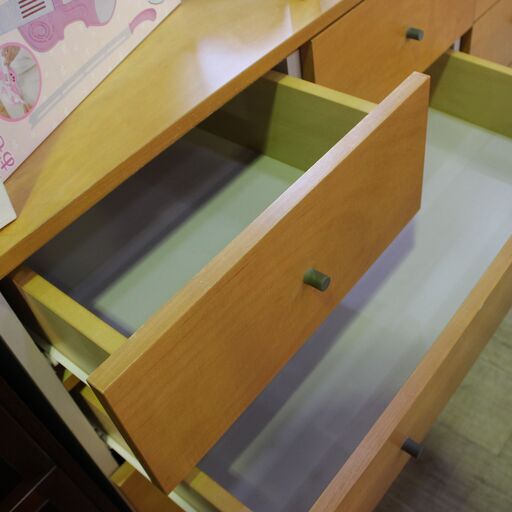 【川崎市宮前区リサイクルオフ】無印良品　MUJI　メープル　4段チェスト　廃盤品