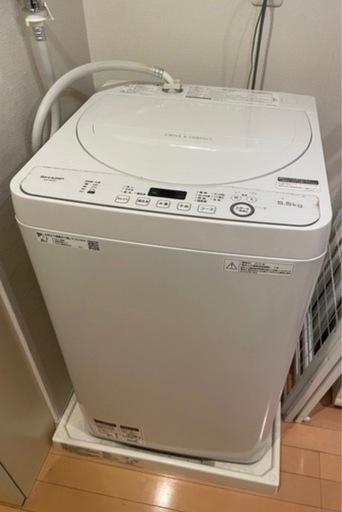 【2020年製】SHARP 洗濯機　ES-GE5D