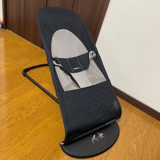【美品】ベビービョルン　バウンサー　黒　メッシュ