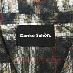 Danke Schon ダンケシェーン 25SS WEB＆DEPOT限定 BLEACH CHECK OPEN COLLER SHIRTS ブリーチチェックオープンカラーシャツ UNS25082 Free ブラック 半袖 開襟 トップス【新古品】【中古】【Danke Schon】の画像