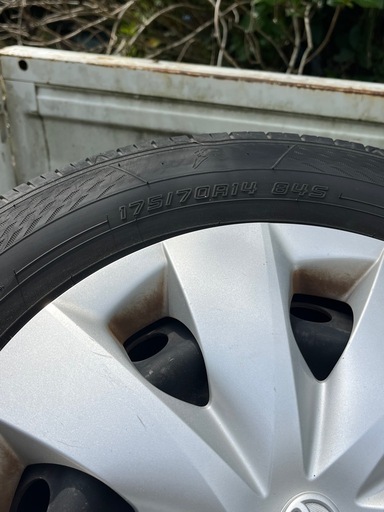 175/70/14r 4本　GOODYEAR 夏タイヤテッチンホイール付き