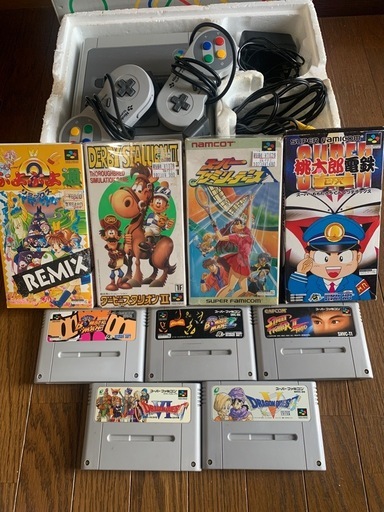 スーパーファミコン　ソフト9本付き　動作品