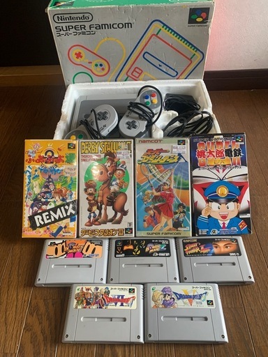 スーパーファミコン　ソフト9本付き　動作品