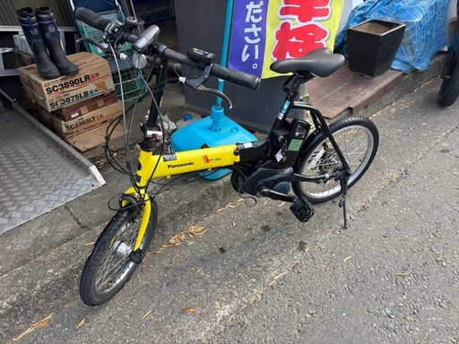 パナソニック折りたたみ電動自転車　オフタイム　BE-ELW07Y 　2016年モデル