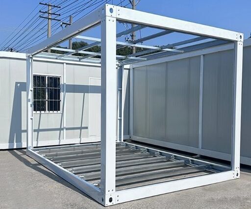 ユニットハウス 枠 フレーム のみ 3m×5m×2.8m ガレージ 倉庫 車庫 物置 カーポート バイク置き場 事務所 店舗 DIY A202
