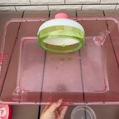【引き渡し者決定】ハムスターゲージ　ルーミィ　飼育セットの画像