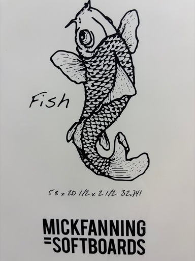 MICKFANNING SOFTBOARDS KUMA FISH 5'8/ミックファニングソフトボー
ド  