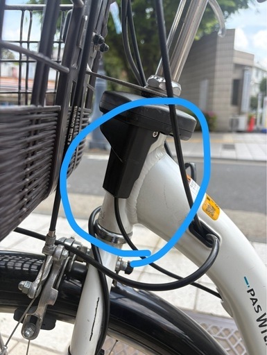 訳あり YAMAHA PAS With 2020 電動自転車 フォーク歪みあり 現状渡し 