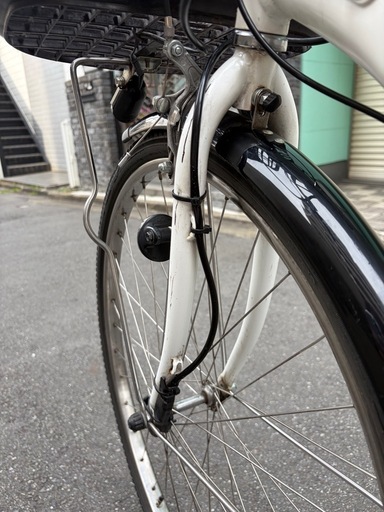 訳あり YAMAHA PAS With 2020 電動自転車 フォーク歪みあり 現状渡し 