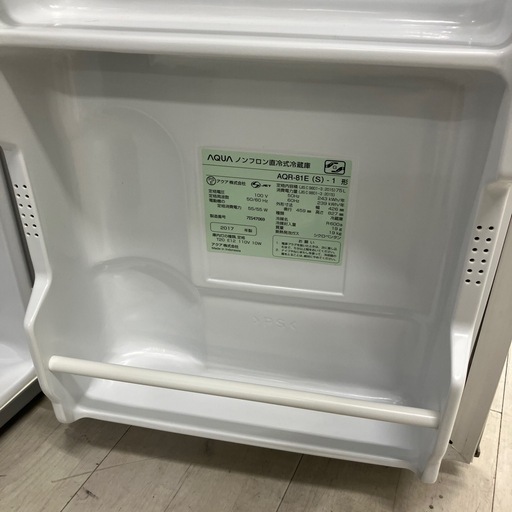 安心の6ヶ月保証付き！！AQUA 1ドア冷蔵庫【トレファク堺福田店】
