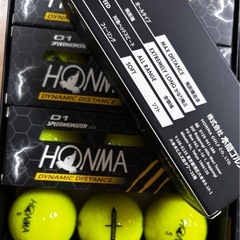 ⛳️【新品】本間ゴルフ HONMA D1 スピードモンスター イエロー 1ダース（12球）🏌️‍♀️の画像