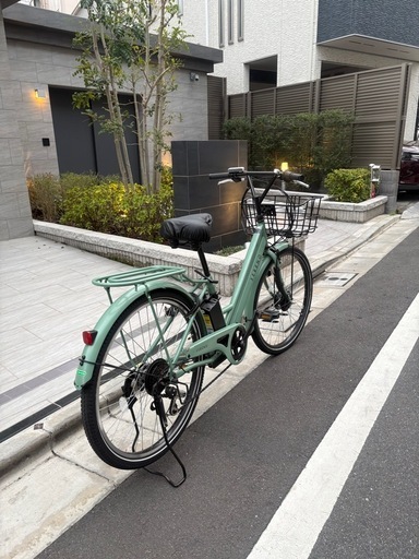 【 新古品 】 2025年式 MARUISHI CYCLE 電動アシスト自転車 26インチ 走行◎ 外装6段変速スポーツタイプ