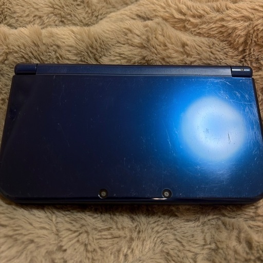 new3DSLL　メタリックブルー　動作確認済み　上画面IPS液晶