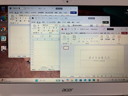 【Office2024】美品AcerノートPC