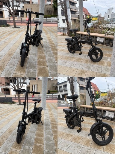 2025年式 YeQi コンパクトな電動アシスト自転車　48V/20Ah　公道走行不可