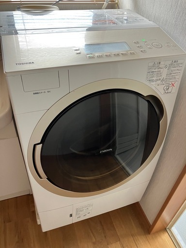 TOSHIBA ドラム式洗濯機 ZABOON TW-117A6L