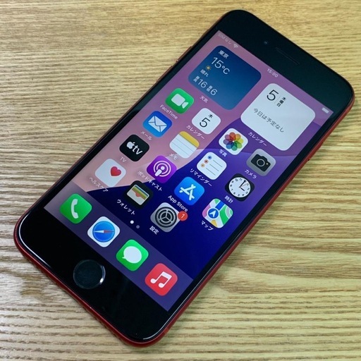 iPhone SE2レッド”新品Battery “100%