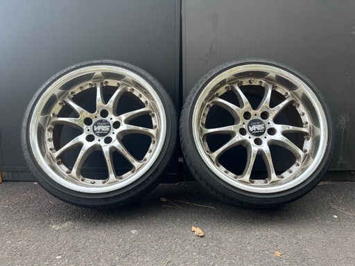 最終値下げ！早い者勝ち！ MANARAY VR5 18インチ 8.5J 114.3 5穴 2本セット