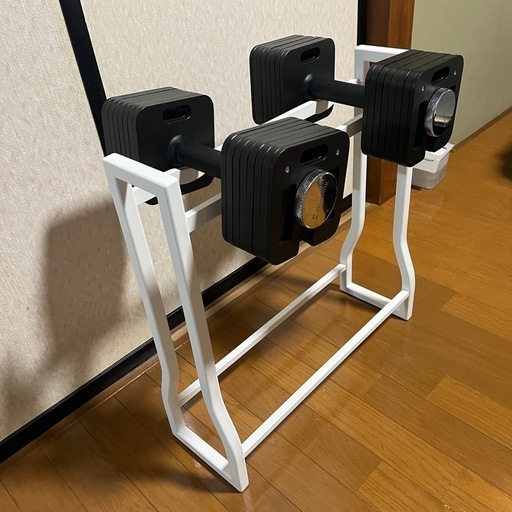 【総額4万円相当】可変式ダンベル32kg＋ラックセット 自宅トレ即スタート