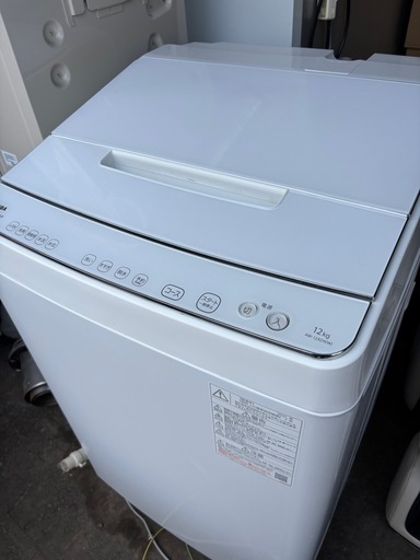 動作品 TOSHIBA 東芝 ZABOON 12kg 全自動洗濯機 AW-12XD9 .2021年製