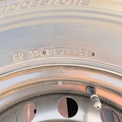 9型　ハイエース　新車取り外し　タイヤホイールセット　ブリジストン　エコピアの画像