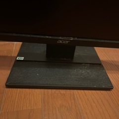 Acer V246HLbmd 24型モニター ジャンク 電源コードなし 動作未確認の画像
