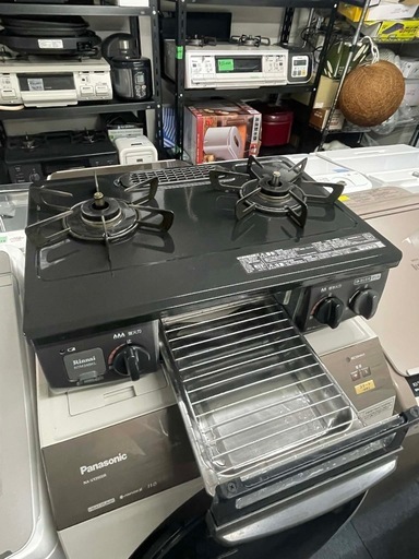 配送可能　保証付き リンナイ Rinnai ガステーブル ガスコンロ 2020年製都市ガス　CHM34BKL