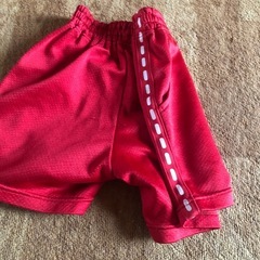 【110cm 120cm】2枚セット ハーフパンツ 赤 幼稚園 保育園 制服 体操服 ズボン  ひかりのくに ショートパンツの画像