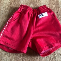 【110cm 120cm】2枚セット ハーフパンツ 赤 幼稚園 保育園 制服 体操服 ズボン  ひかりのくに ショートパンツの画像