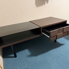 【引き出し付きテーブル】の画像