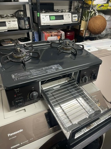 配送可能　保証付き 2020年製Paloma ガスコンロ IC-S37-R LPガス用 右強火タイプ