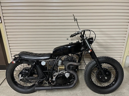 絶版 YAMAHA SR400 1JR 実動 custom base low black style チョッパー ボバー フルカスタム