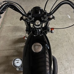 絶版 YAMAHA SR400 1JR 実動 custom base low black style チョッパー ボバー フルカスタムの画像