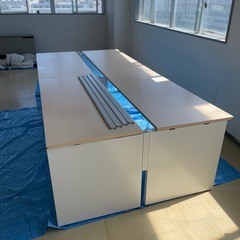 KOKUYO コクヨ　オフィス用家具 会議用テーブル ミーティングテーブル 8人用  引き出しありの画像