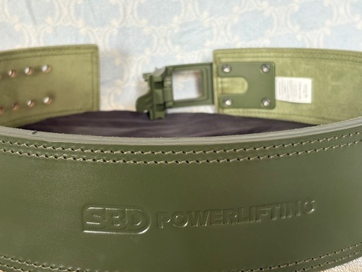 SBD トレーニング・パワーベルト 13mm 3XL カーキ