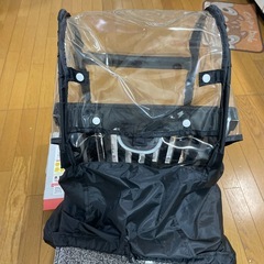 マルト(MARUTO) あと付けフロントチャイルドシート用レインカバー D-5FA-BB02 ブラックの画像