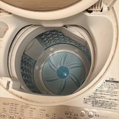 東芝製縦型洗濯機の画像
