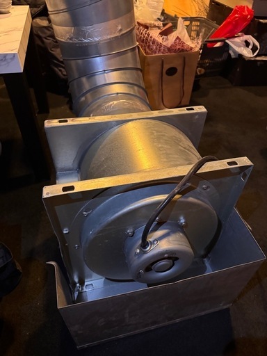 三菱　換気扇　片吸込形シロッコファン　BF25-T4 中古