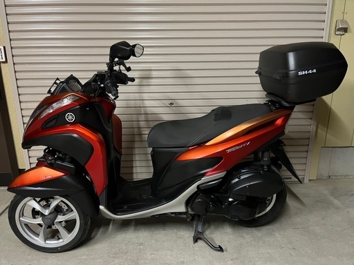 YAMAHA トリシティ125 セル始動 17784km リモコンキー、リアBOX付 TRICITY