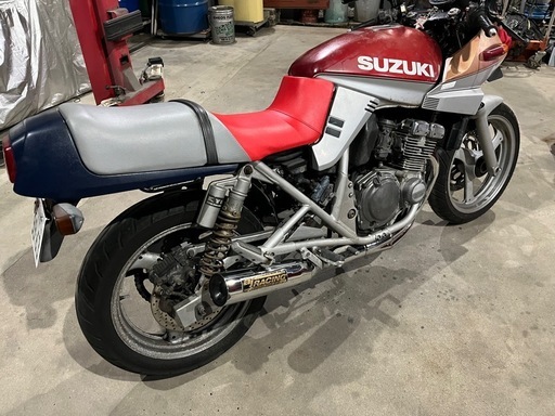 gsx250sカタナ250 社外マフラー