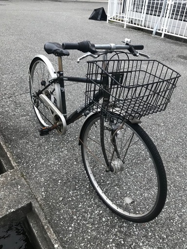 【整備済】27㌅ オートライト 変速付き自転車