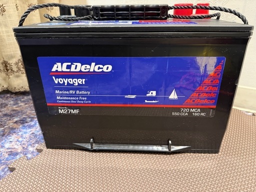 ボイジャーバッテリー M27MF ＆ 専用充電器セット【横浜での手渡し相談可】