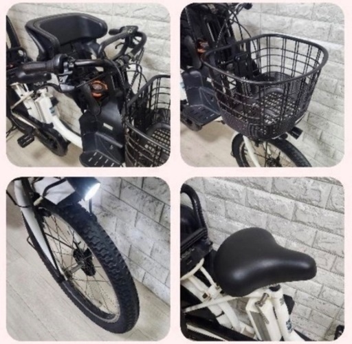 ?美品?室内保管?ヤマハ パスバビー 電動自転車 大容量8.7Ah 子供乗せ  ?新基準?d4